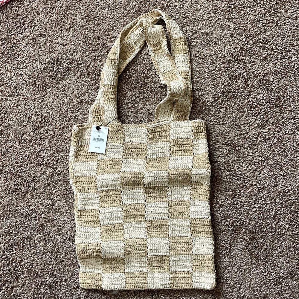 crochet tote bag
